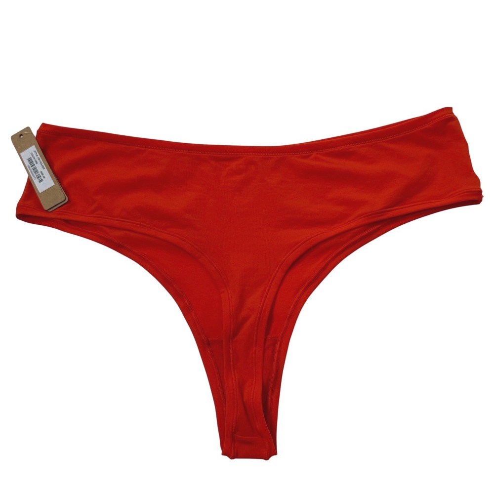 SKIMS Fits Everybody Thong Fire 4X - Picture 2 of 5